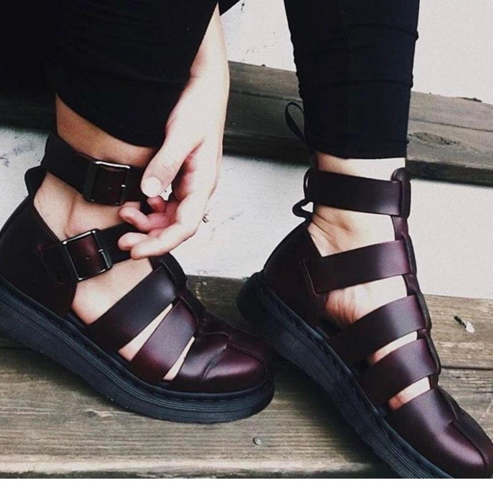 Geraldo Leather Gladiator Sandals